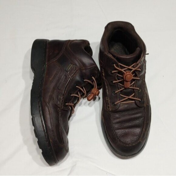 Red Wing Irish Setter Dark Brown Leather Work Boots 9 - Picture 2 of 14